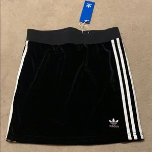 Black Adidas pencil skirt (with tags)